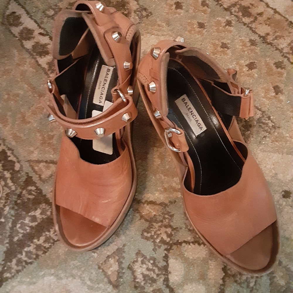 Balenciaga wedge sandal